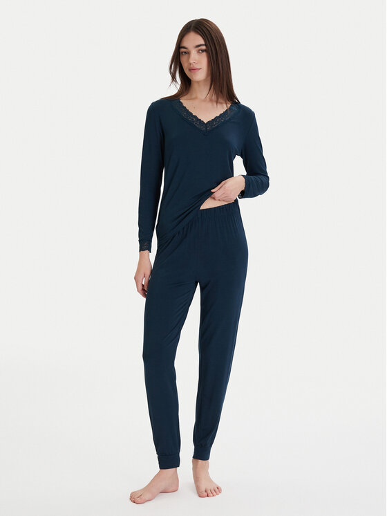 Ysabel Mora Ysabel Mora Pijama 10766 Azul marino Regular Fit