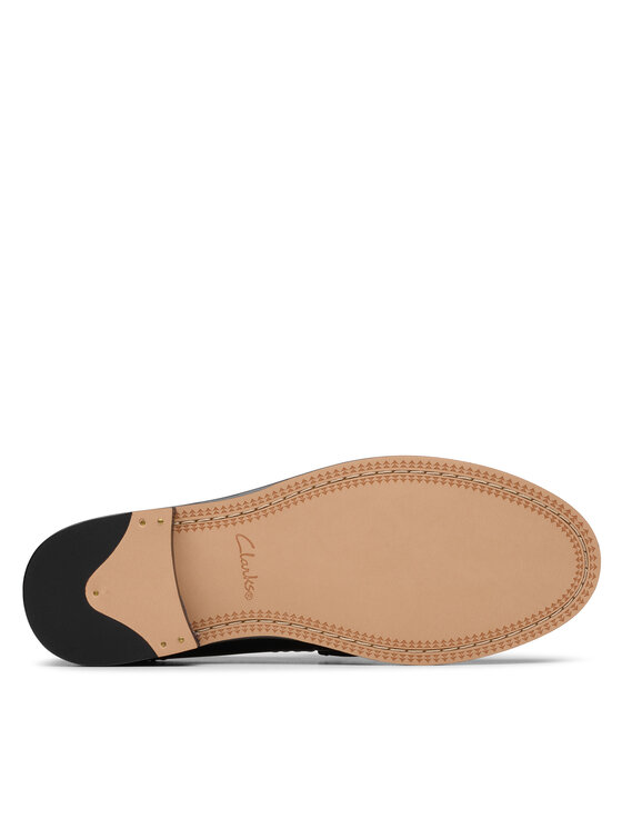Clarks Mokasīni Clarks Straven Edge 26181270 Melns