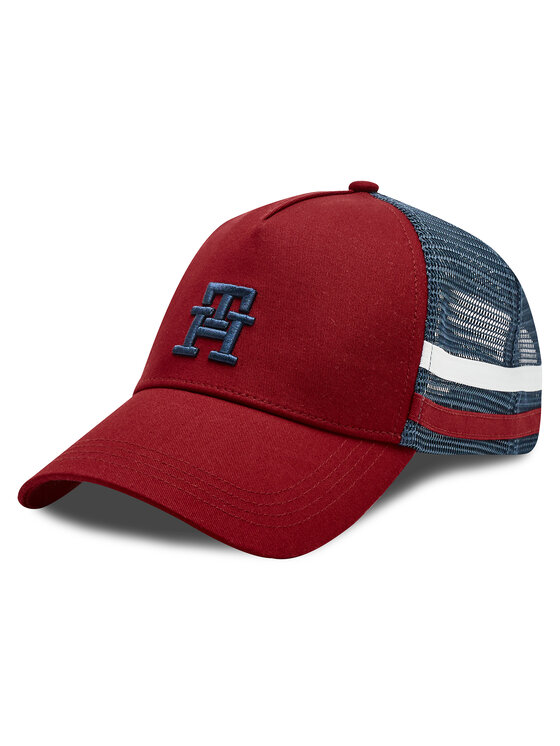 Tommy Hilfiger Cepure ar nagu Tommy Hilfiger Coastal Prep AM0AM10867 Bordo