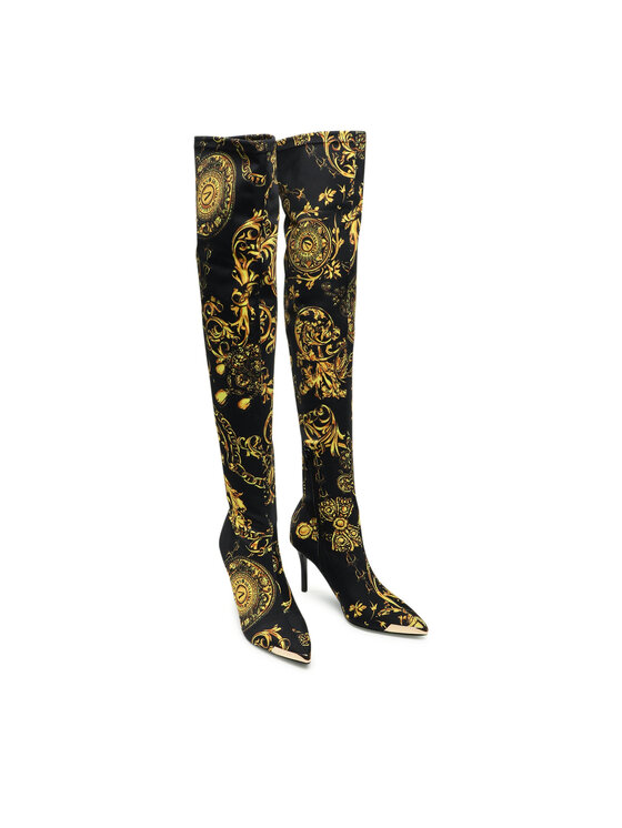 Versace Jeans Couture Μπότες Versace Jeans Couture 71VA3S53 Μαύρο