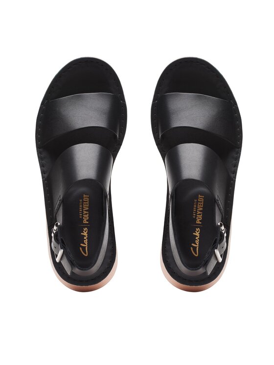 Clarks Sandály Clarks Velhill Strap Černá