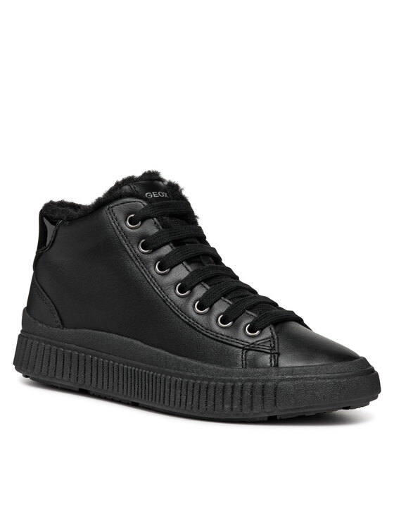 Geox Auliniai batai Geox J Laquinny Girl J46M3G 00085 C9999 M Juoda