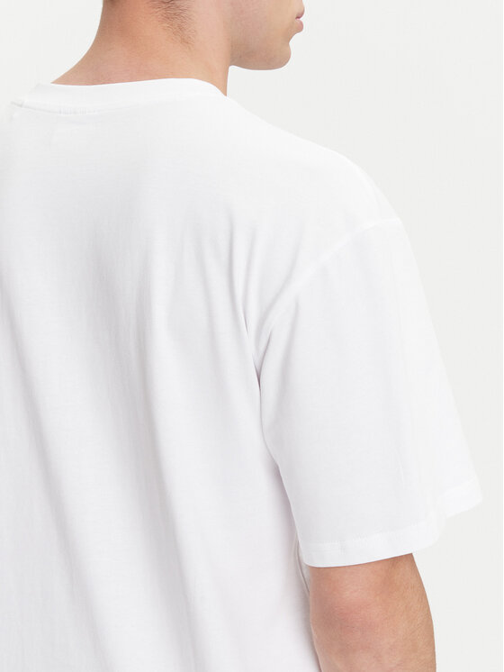 Karl Kani Karl Kani T-Shirt Varsity Palm PD00005336 Λευκό Relaxed Fit