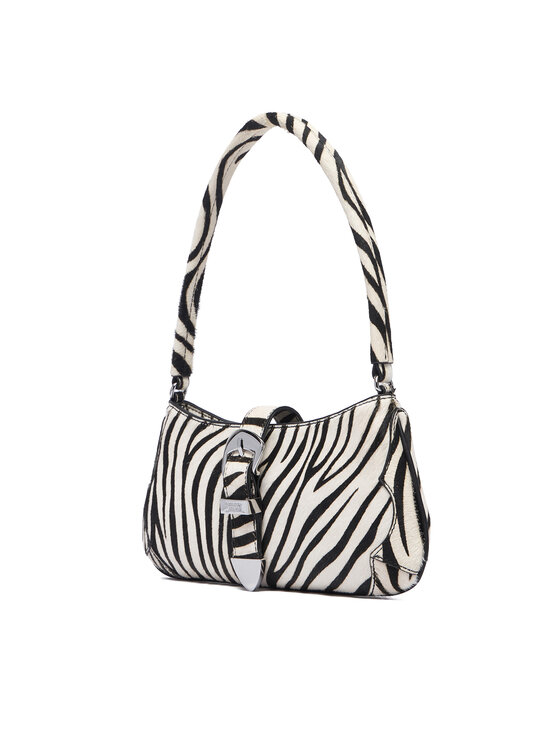 Tommy Jeans Borsetta Tommy Jeans Tjw Cool Zebra Shoulder Bag AW0AW18879 Bianco