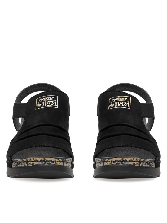 Rieker Sandale Rieker 64463-01 Negru