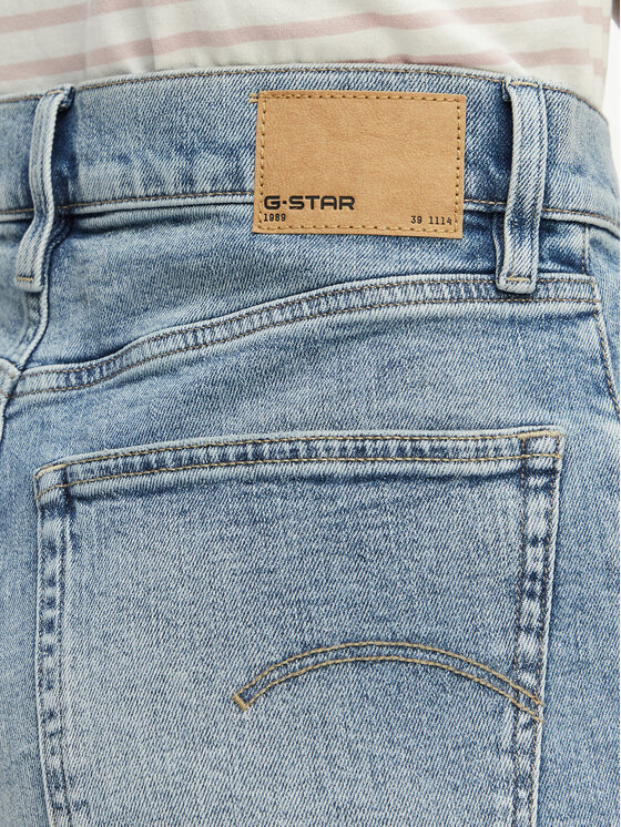 G-STAR G-Star Raw Jeans kratke hlače Clean Edge D28386-E205 Svetlo modra Regular Fit