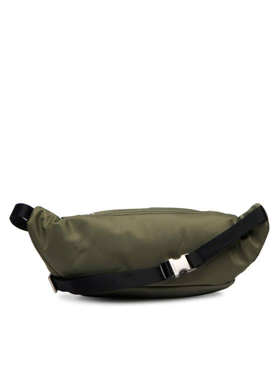 Calvin Klein Torbica za okrog pasu﻿ Calvin Klein Sleek Waistbag Sling LV04D3148G Zelena