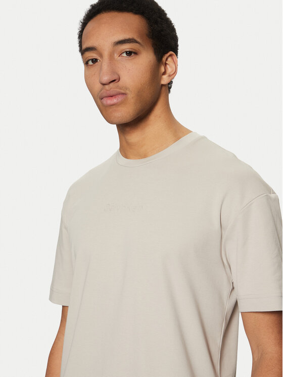 Calvin Klein Calvin Klein Marškinėliai K10K114167 Smėlio Slim Fit