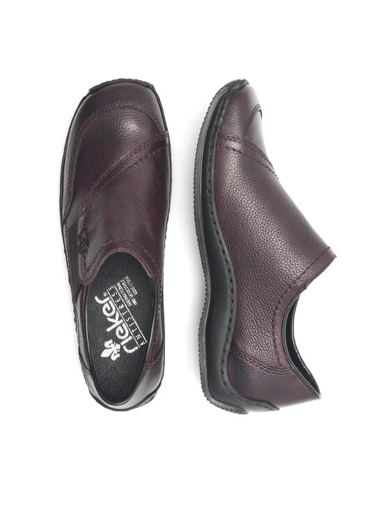 Rieker Pantofi Rieker L1791-35 Vișiniu
