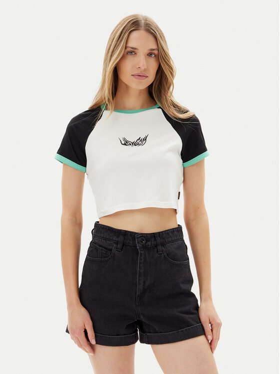 Volcom Volcom Футболка Alix 2 B3512506 Білий Slim Fit