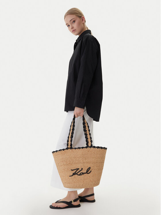 KARL LAGERFELD Handtasche KARL LAGERFELD B1W46070 Beige