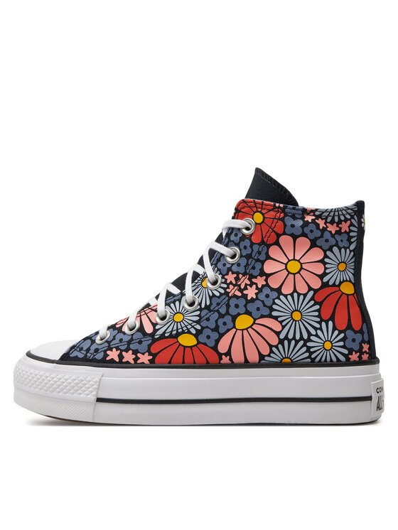 Converse Tornacipő Converse Chuck Taylor All Star Lift Platform Floral A08112C Színes