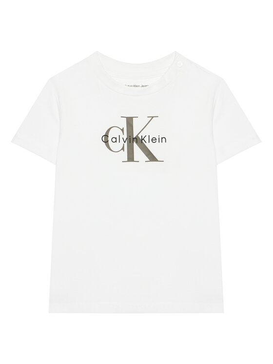 Calvin Klein Jeans Calvin Klein Jeans Camiseta Monogram IN0IN00334 Blanco Regular Fit