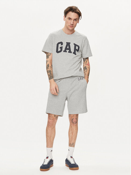 Gap Gap Póló 856659-00 Szürke Regular Fit