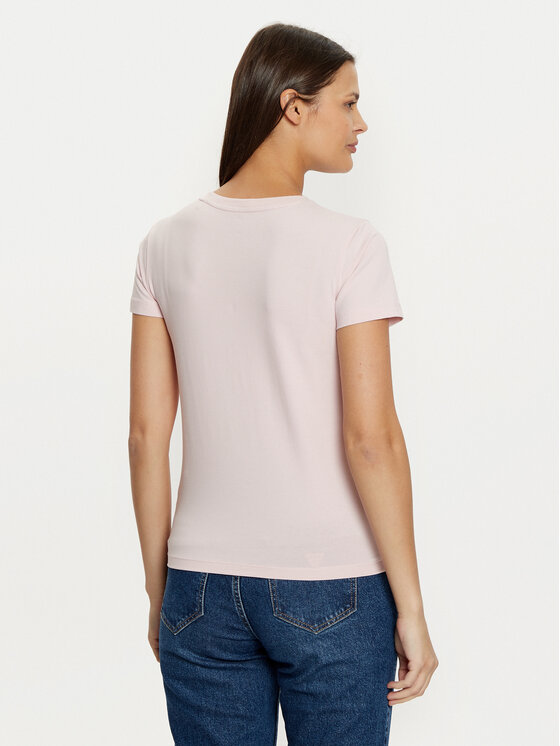 Guess Jeans Guess Jeans Футболка W5RI52 J1314 Рожевий Regular Fit