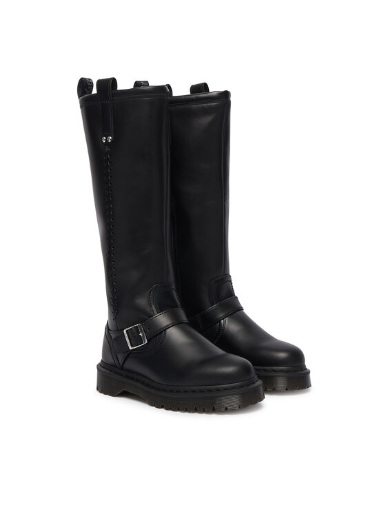 Dr. Martens Cizme Dr. Martens ANISTONE KNEE HIGH ORLEANS  DM42669001 Negru