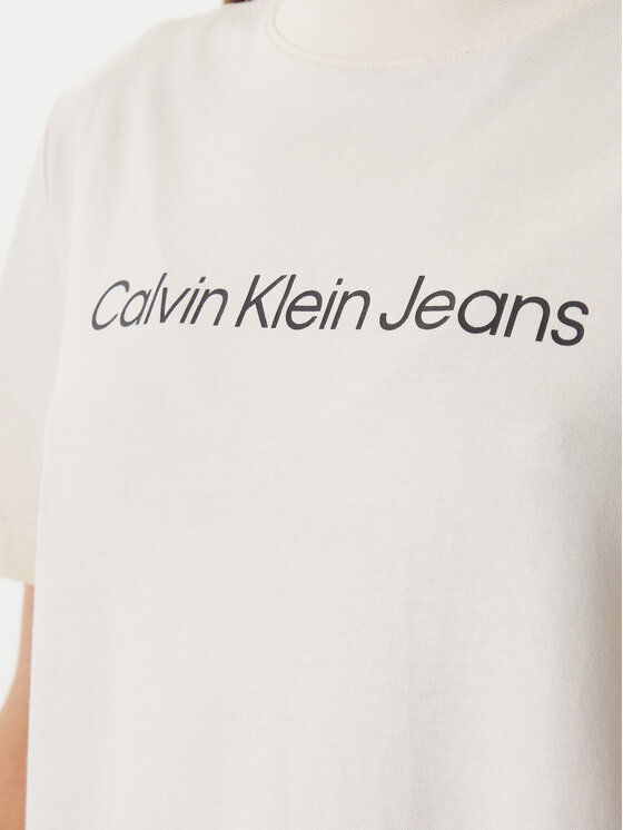 Calvin Klein Jeans Calvin Klein Jeans Camiseta LV047C912G Écru Regular Fit