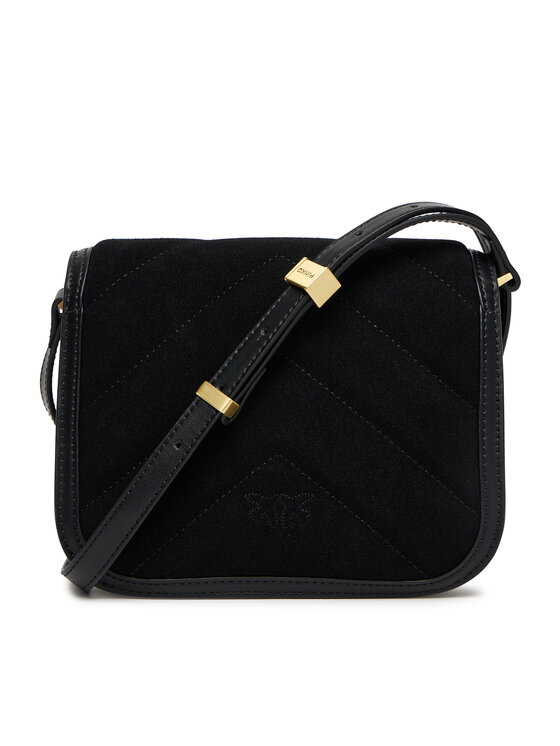 PINKO Ročna torba PINKO Love Box Bag Fl Mini AI 25-26 PLTT 104297 A2JH Črna
