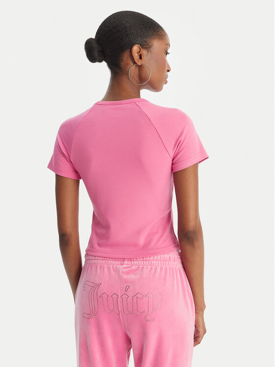 Juicy Couture Juicy Couture Camiseta Baby JCWCT126317 Rosa Slim Fit