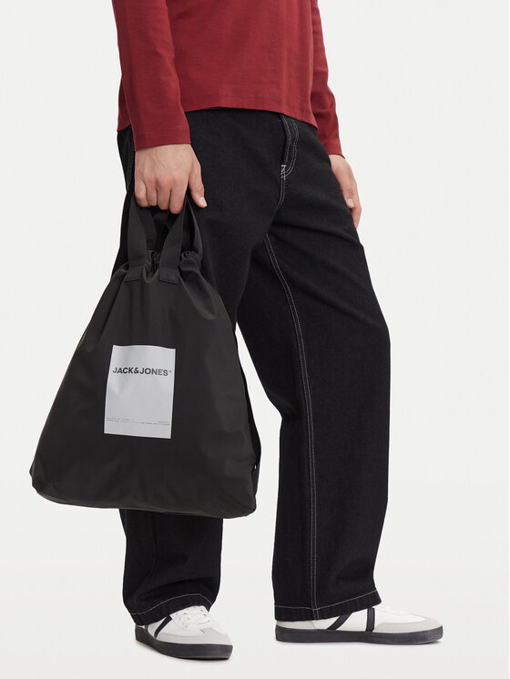Jack & Jones Plecak Jack & Jones Jacwest Tote Bag 12272639 Czarny