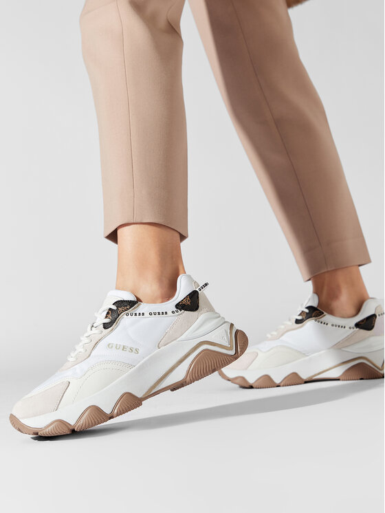 Guess Snīkeri Guess Micola FL7MIC FAL12 Balts