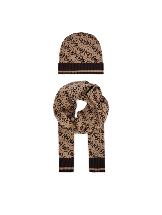 Guess Набір Шарф і Шапка Guess GFBOXM P6102 Бежевий