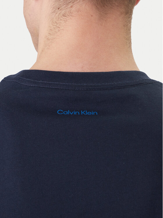 Calvin Klein Calvin Klein Camiseta Emblem Graphic LV14RF817G Azul marino Regular Fit