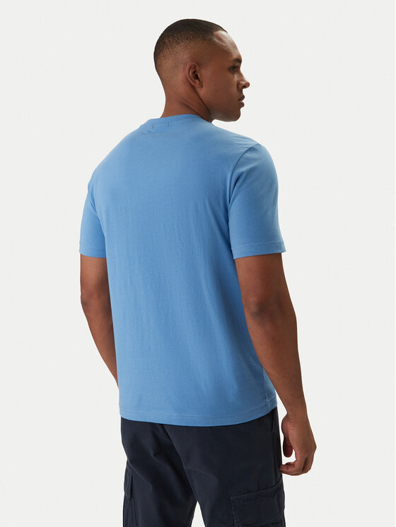 Napapijri Napapijri Camiseta S-Box Logo NP0A4IFL Azul Regular Fit