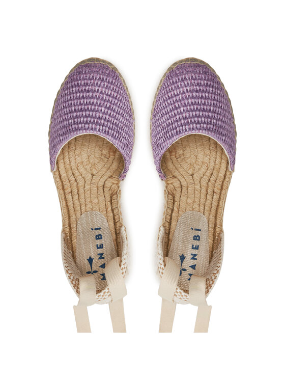 Manebi Espadrillas Manebi Yucatan Flat Valenciana Espadrilles G 3.3 P0 Viola