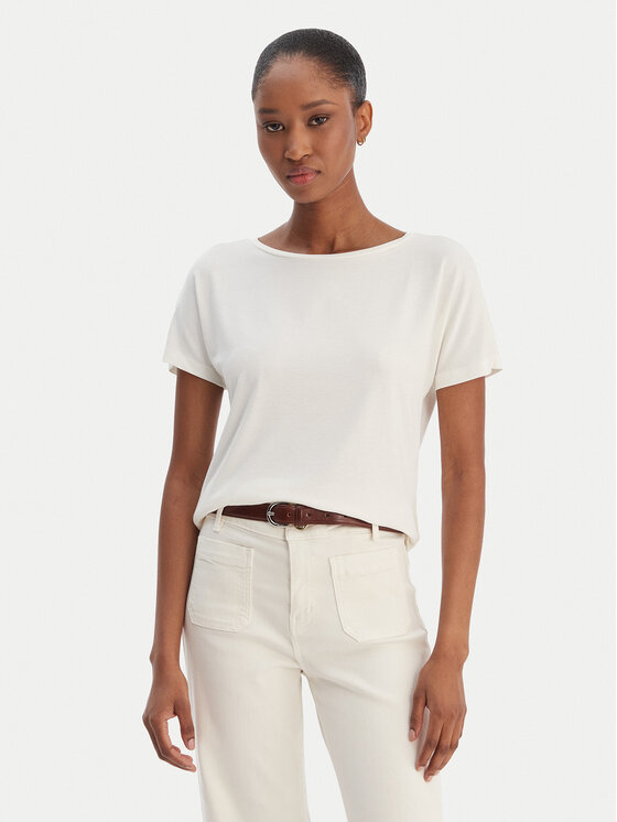 Marella Marella Футболка Emme by Marella Fervida 2615971021 Кремовий Regular Fit