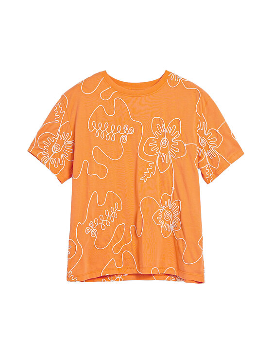 Desigual Desigual Camiseta Genova 26SWTK48 Naranja Regular Fit