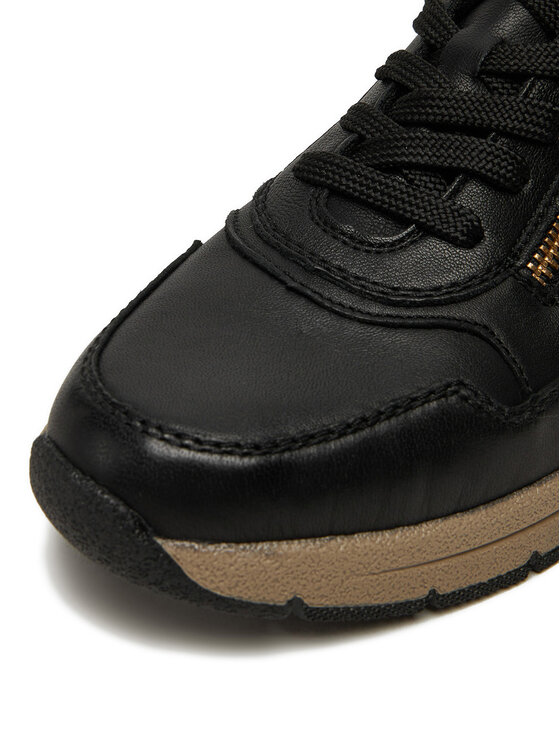 Rieker Sneakersy Rieker N9301-00 Czarny