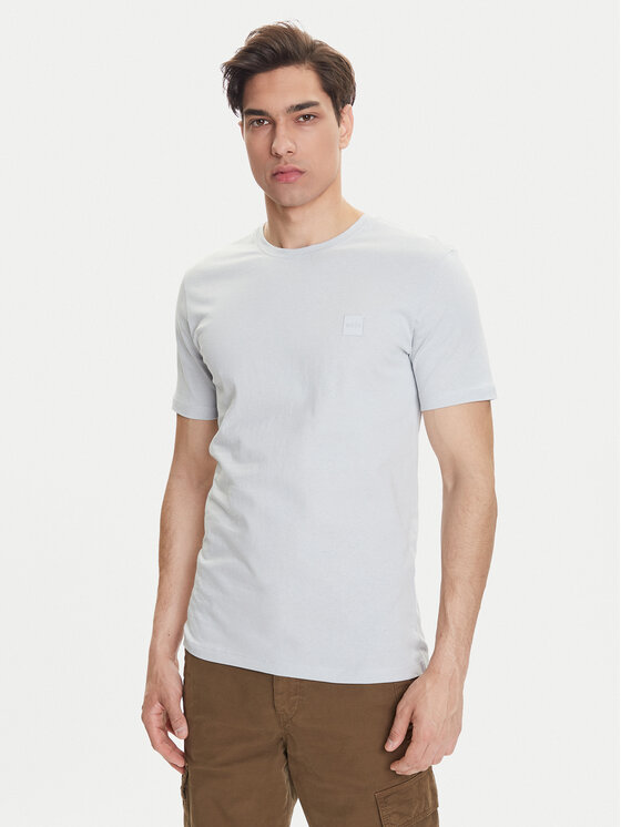 BOSS BOSS Футболка Tales 50508584 Сірий Regular Fit