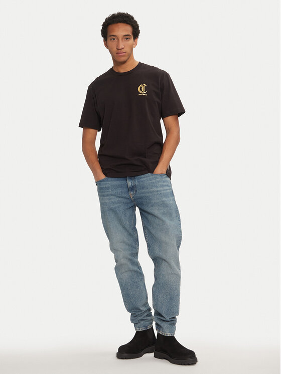 Just Cavalli Just Cavalli Majica 77OAHT02 Črna Regular Fit