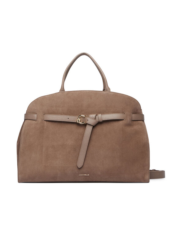 Coccinelle Сумка Coccinelle TLB Coccinellesabine Suede Bi E1 TLB 18 01 01 Темно-бежевий