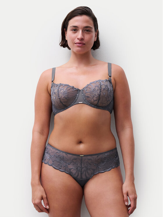 Chantelle Chantelle Sujetador balconette Fleurs C12M50 Gris