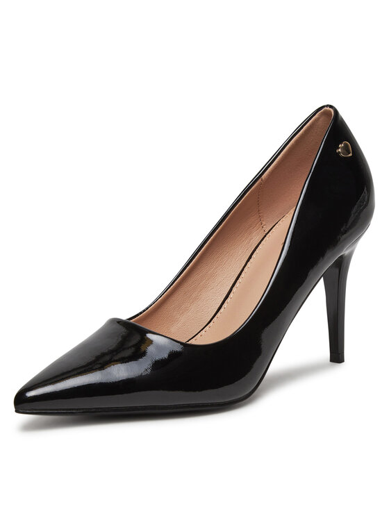 DeeZee Pantofi cu toc subțire DeeZee EZ-23-1 Negru