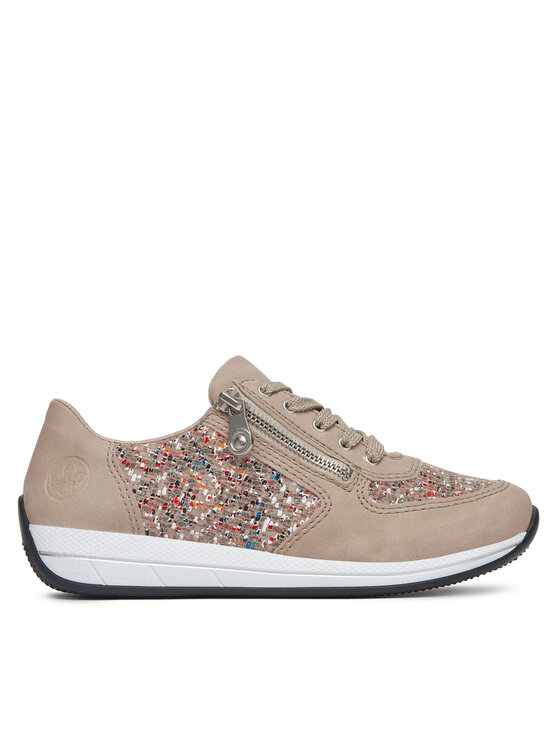 Rieker Sneakersy Rieker N1112-62 Béžová