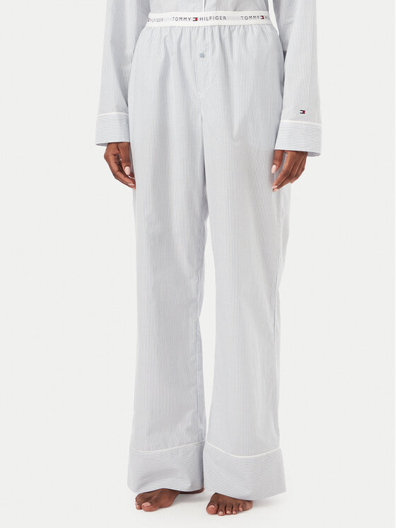 Tommy Hilfiger Tommy Hilfiger Pantalones de pijama UW0UW06692 Azul claro Regular Fit