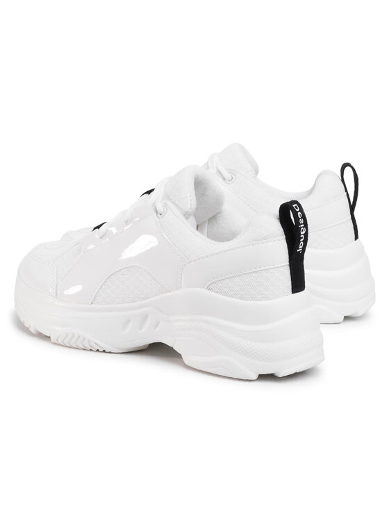 Desigual Laisvalaikio batai Desigual Sneaker Chunky 20SUKP03 Balta