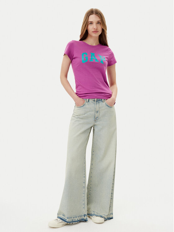 Gap Gap Футболка 776775-07 Фіолетовий Regular Fit