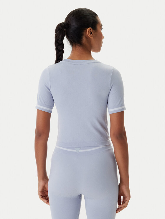 Guess Guess Camiseta V6RP02 Z4692 Celeste Slim Fit