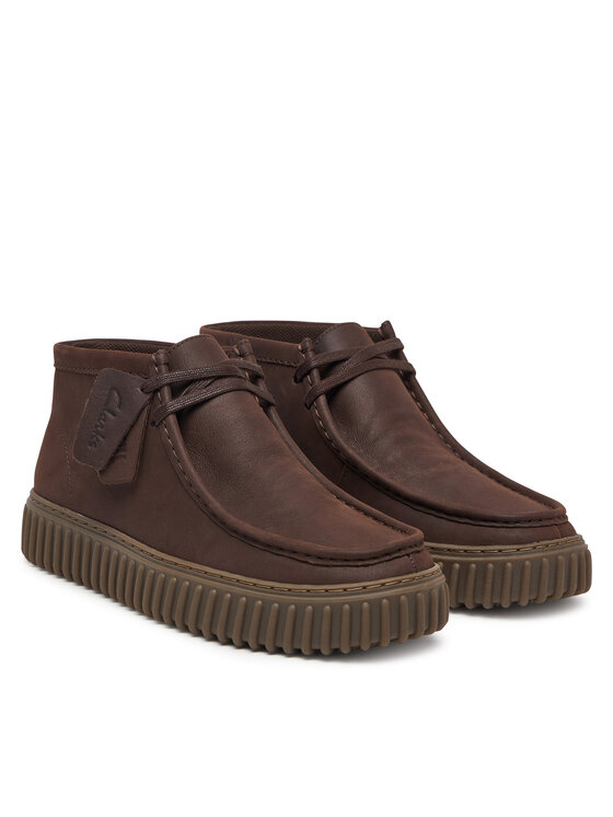 Clarks Туфлі Clarks Torhill Hi 26327242 Коричневий