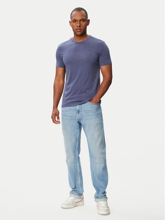 Tommy Jeans Tommy Jeans T-shirt Jaspe DM0DM20363 Blu Slim Fit