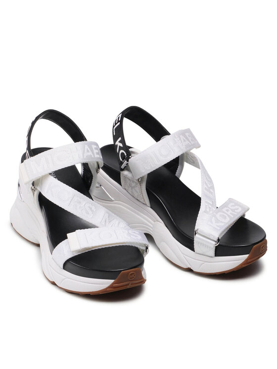 MICHAEL Michael Kors Сандали MICHAEL Michael Kors Maddox Sandal 43R2MXFS1D Бял