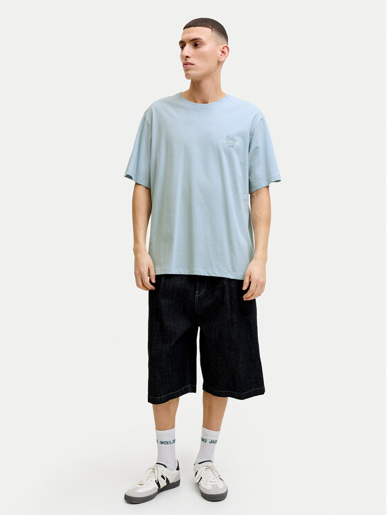 Jack & Jones Jack & Jones Majica Corals Tee 12288345 Modra Regular Fit