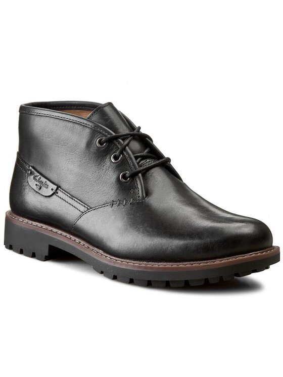 Clarks Šnurovacia obuv Clarks Montacute Duke 203510967 Čierna