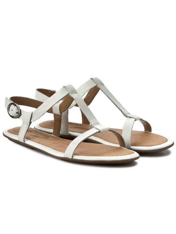 Clarks Sandały Clarks Risi Hop 261091504 Biały