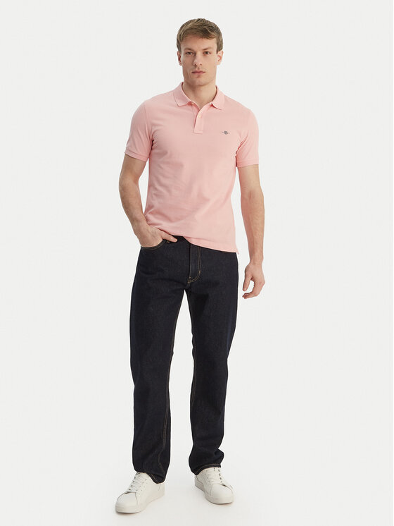 Gant Gant Pólóing Shield 2220 Rózsaszín Slim Fit