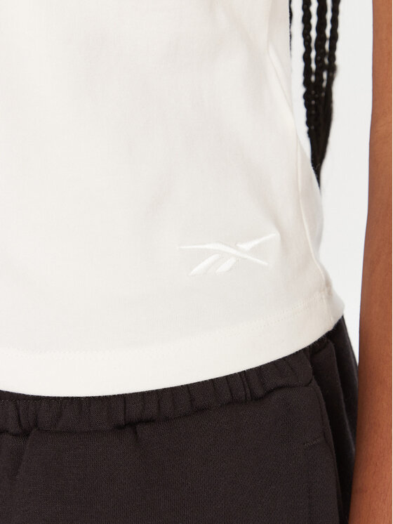 Reebok Reebok Camiseta RK25309CCW Blanco Slim Fit